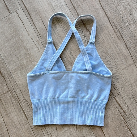 FP NWOT Good Karma Crop in Ocean Breeze- XS/S - Picture 6 of 8